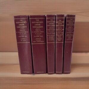 The Expositor's Greek Testament-5 Volume Set Hardcover-Vintage-Eerdmans